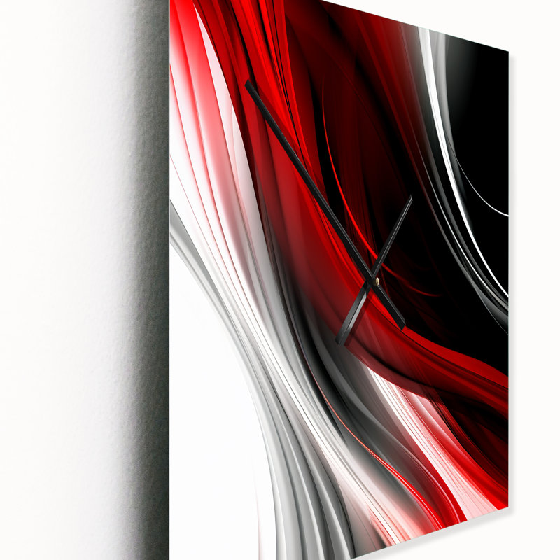 Iolene - Horloges murales Modern Waves, H 32 po x l 24 po x P 1 po
