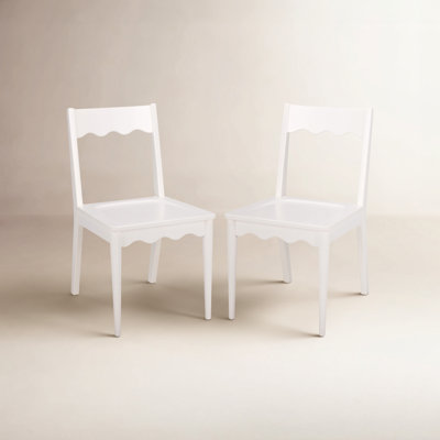 Sandrine Rosetty Scallop Dining Chairs