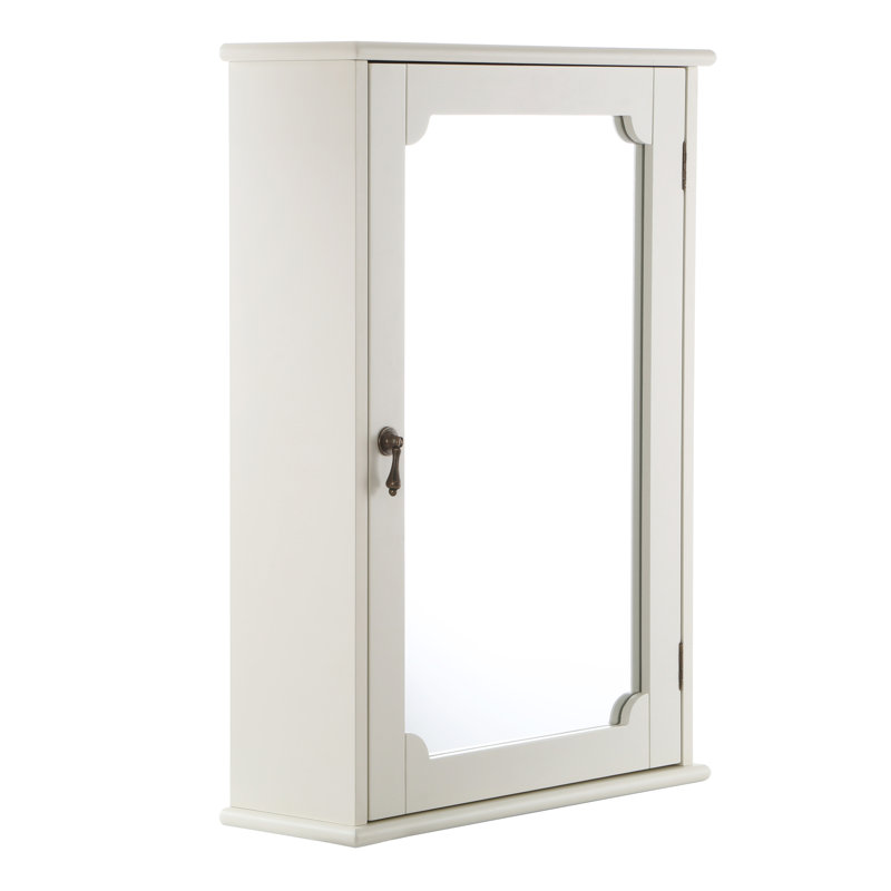 Allan 480mm W 660mm H Surface Framed Medicine Cabinet Mirror 2 Fixed