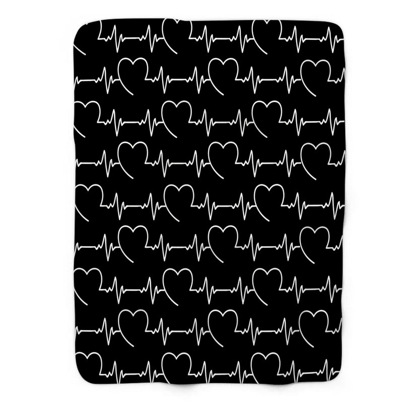 Haunted Rhythm - 1 Piece Premium Sherpa Blanket, 60" W x 80" L