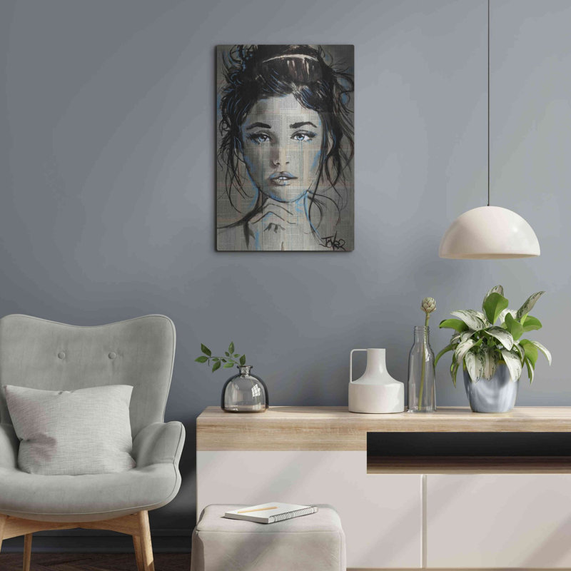 «Baby Blue» par Loui Jover, H 24 po x l 16 po