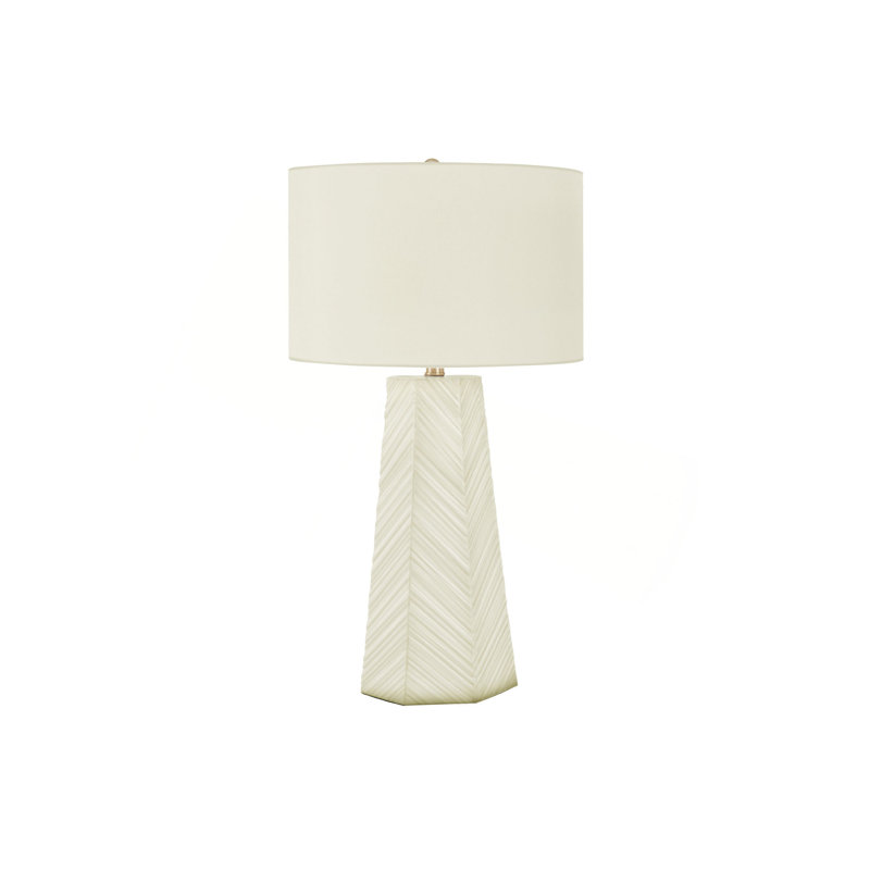 Lampe de table, 74 cm de hauteur, abat-jour en céramique, style contemporain
