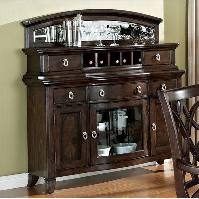 Keenan 56" Server, Dark Walnut Finish