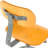 Backed Adjustable Height Ergonomic Industrial Stool Footring