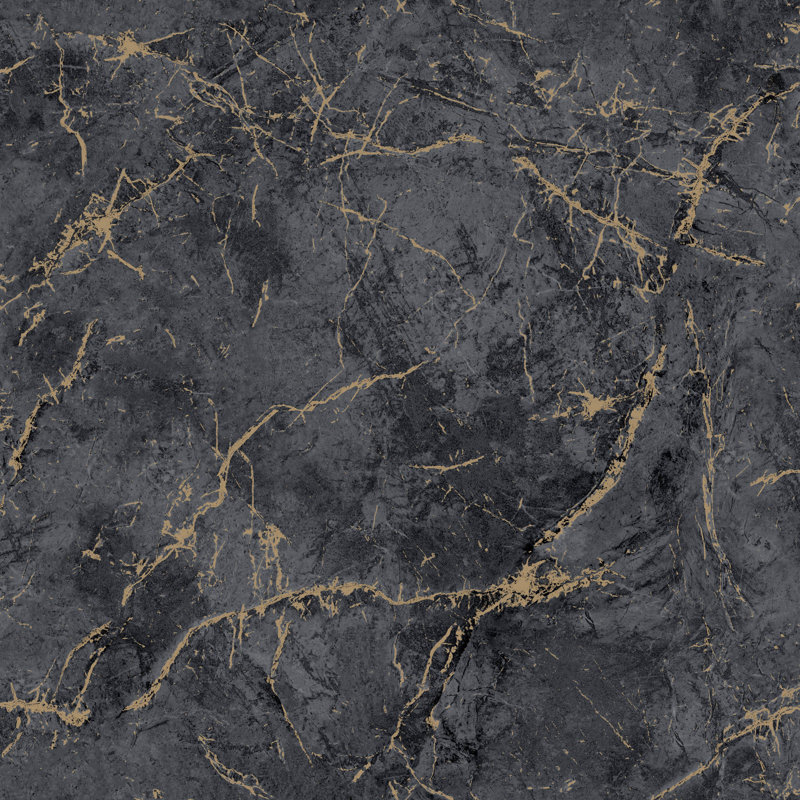 Papier peint texturé non tissé gris anthracite Pi., Gris