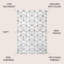 Tapis blanc / gris Amuda Blocks-1841865552