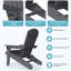 Ensemble de chaises d'extérieur pliantes Adirondack-1478044657