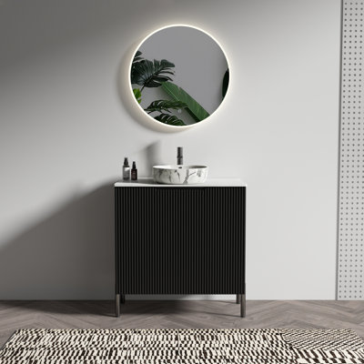 Freestanding Standard With Ceramic Top