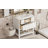 Wood Frame Bathroom Vanity With Ceramic Sink And 5 Drawers-1584283993