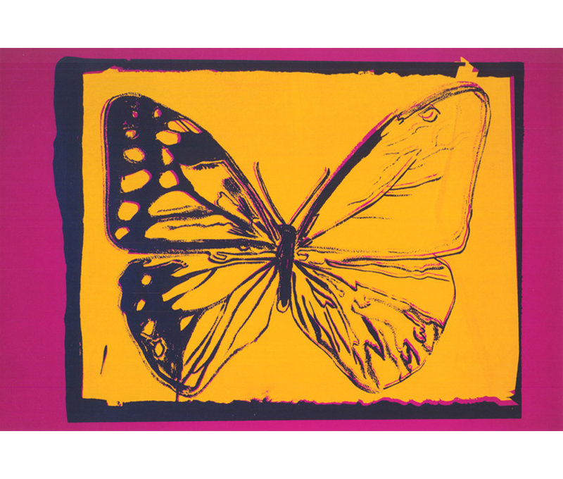 Papillon en voie de disparition, H 12 po x l 18 po