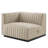 Conjure Channel Tufted Upholstered Fabric Left-Arm Chair-1193043960