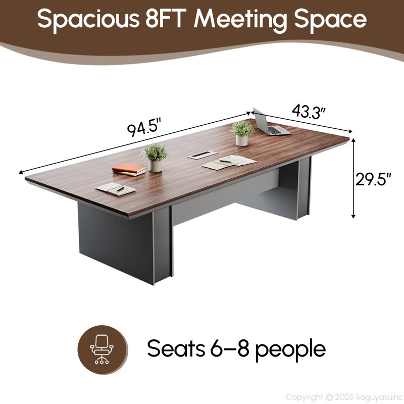 Modern Ergonomic Conference Table For Collaborative Spaces