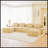 153" Modern U-Shaped Modular Sectional Sofa-67615869