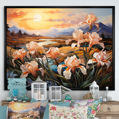 Iris Charm In Mountain I sur impression sur toile