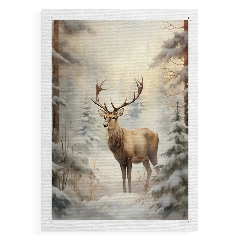 DCXC de Noël, impression sur toile seulement - NON encadrée, H 36 po x l 24 po