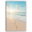 «Footprints of Peace - Coastal Shoreline», art mural sur toile-1534811075