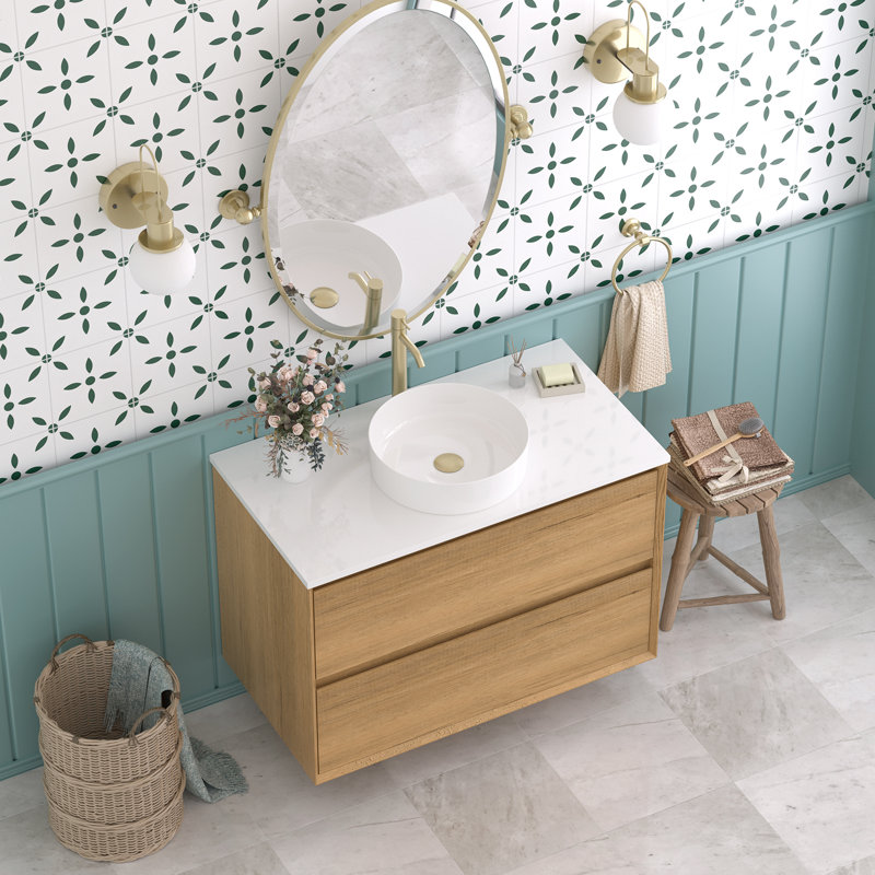 Meuble-lavabo flottant simple 36 po Newark