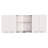 White And Onyx 2-Piece Kitchen Set, Kitchen Island And Wall Cabinet