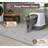 Gray 34 x 22 in waterproof silicone cat litter mat with raised edges that capture litter and protect flooring from urine; the easy-clean design also works for dog areas, sinks, kitchens, and boots.