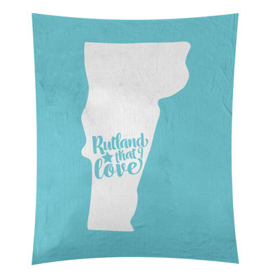 Tapisserie murale «Rutland Vermont Love»