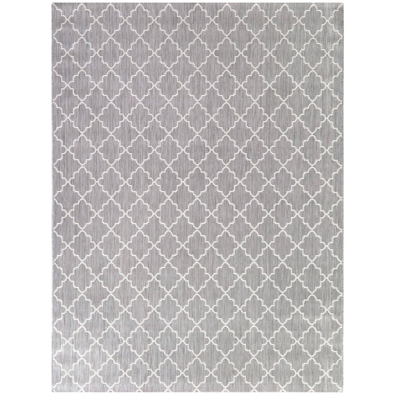 Tapis intérieur / extérieur rectangulaire Kaedon, Rectangle 7 pi 10 po x 10 pi