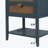 2 Drawer Side table,Naturel Rattan,End table,Side table,End table,Nightstand-1254924241