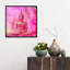 Bouddha rose - impression sur toile tendue-66812715-14378427