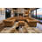 Emelle Old Fashion Top-Grain Leather Sectional Sofa-885875882
