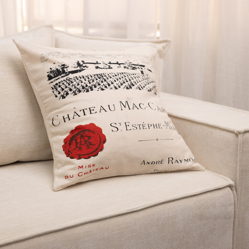 Chatnoir Cotton Throw Pillow