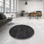Tapis traditionnel gris foncé et noir-1430788382