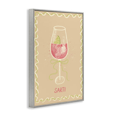 «Sarti Drink with Ribbon», estampe numérique de Florentina Dolci