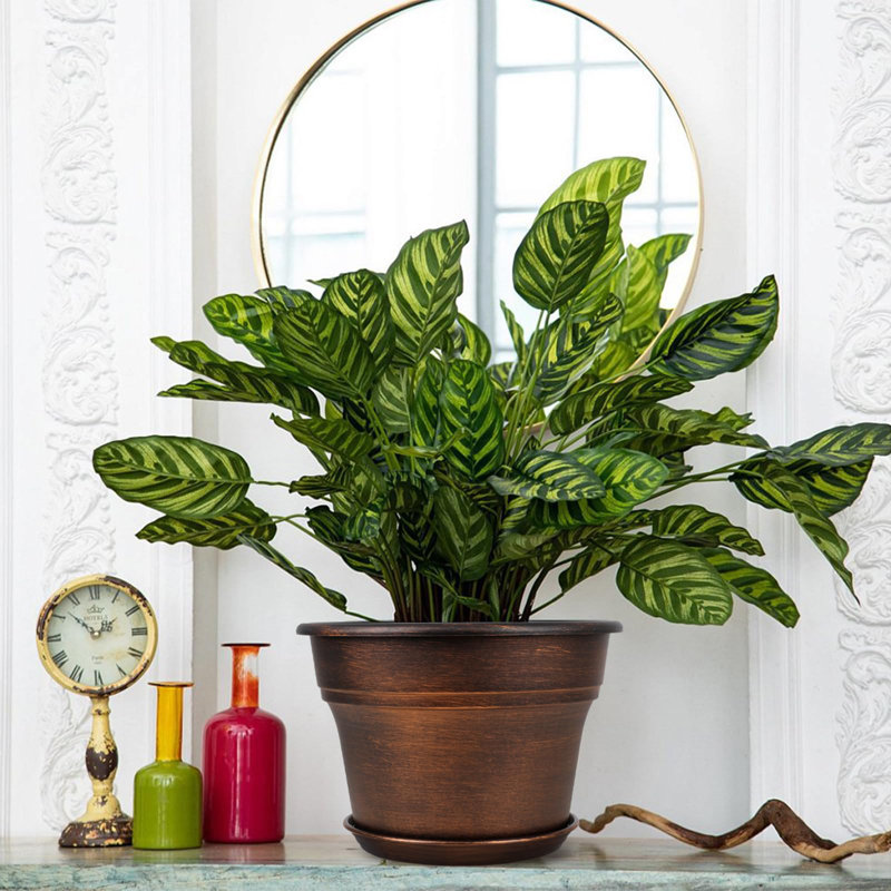 Jardinières - Pots à plantes - Intérieur/Extérieur, 25 cm (paquet de 4) en cuivre