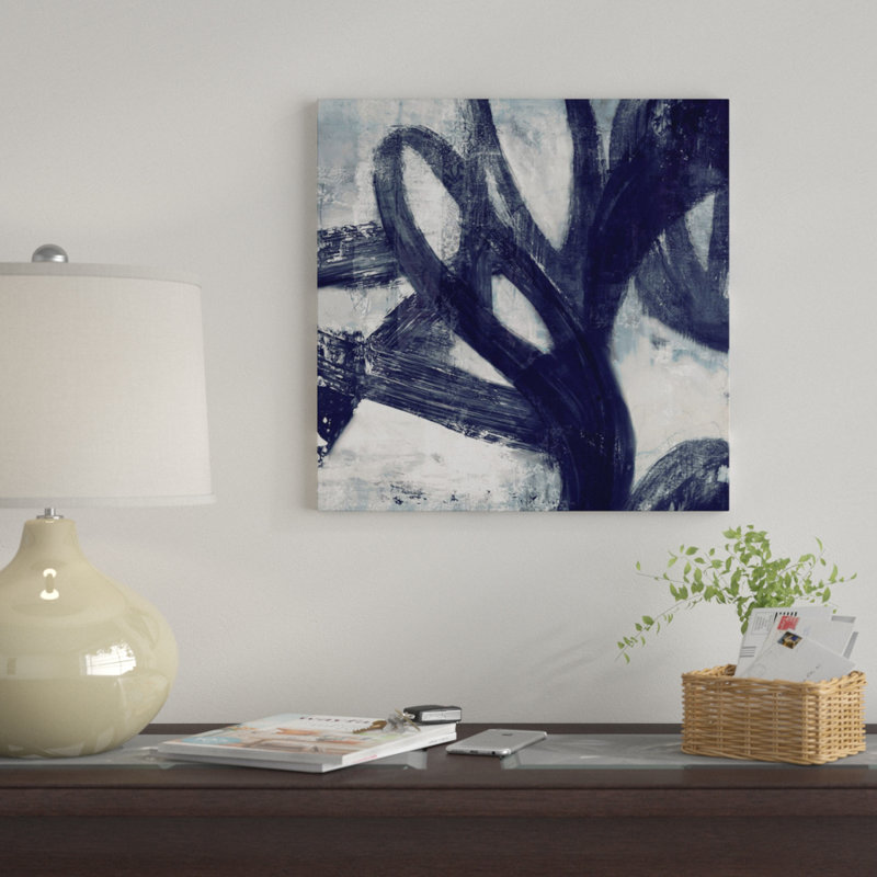 «Two Rings», reproduction sur toile, H 12 po x l 12 po x P 1,5 po, Pas de tapis, Toile tendue