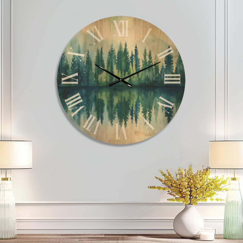 Horloge murale Woodland, Medium
