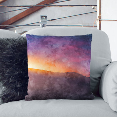 Shooting Star over Spain Cushion with Filling