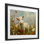 «Wildflower Lamb Portrait», reproduction encadrée sous verre, design par LSR Design Studio