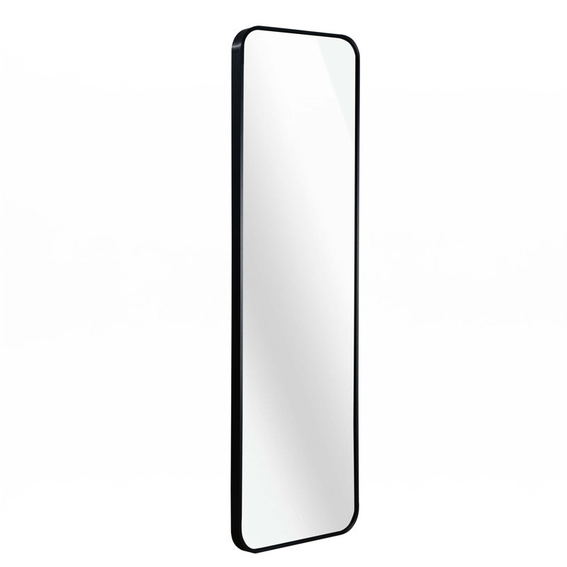 47 X 14"Door Mirror, Black