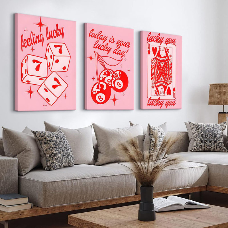 3 Piece Wrapped Canvas Wall Art, 40cm H x 30cm W