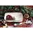 Spode Christmas Tree Serve Cranberry Server with Slotted Spoon