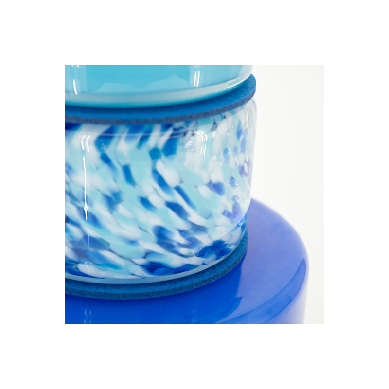 Vase Golas, Bleu