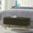 Oval Boucle Storage Ottoman Bench-1850551195
