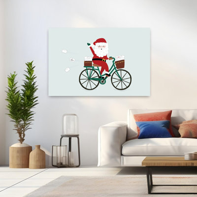 Père Noël fantaisiste, art contemporain