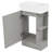 Treydon 18.6'' Single Bathroom Vanity with Ceramic Top-2142795407