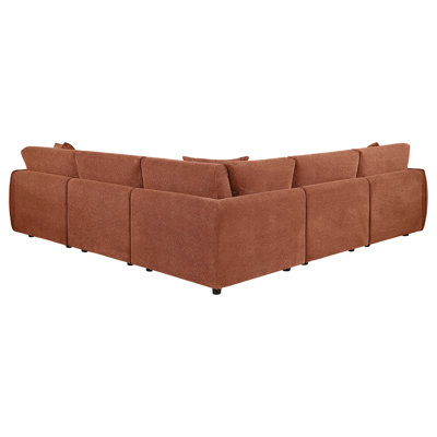 Logan Coral 5-piece Modular Sectional Sofa