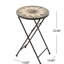 Table de bout en argent