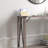 Tennley 2-Tier Console Table with Metal Side Braces and Corner Caps-1281544025
