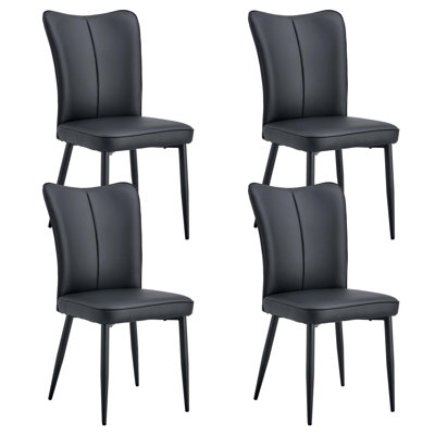 Orea Tufted Metal Upholstered Back Side Chair Dining Chair -  Corrigan StudioÂ®, E17D53FA7F174EA986A0A74E9DDF7397