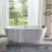 Cergy 68 " x 31 " Freestanding Soaking Acrylic Bathtub