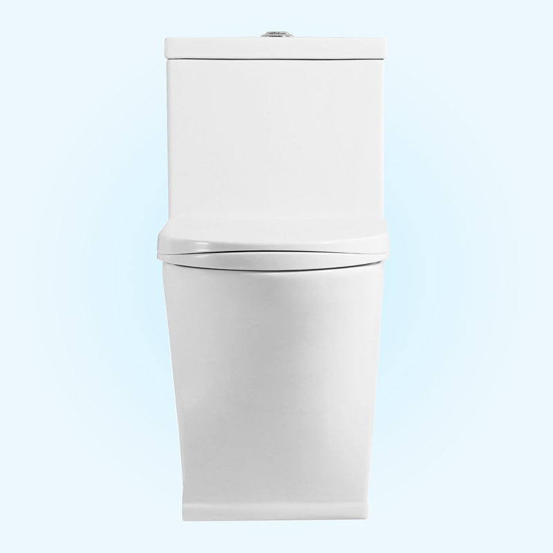 Toilette allongée une pièce à double chasse d'eau Kotys (siège inclus)