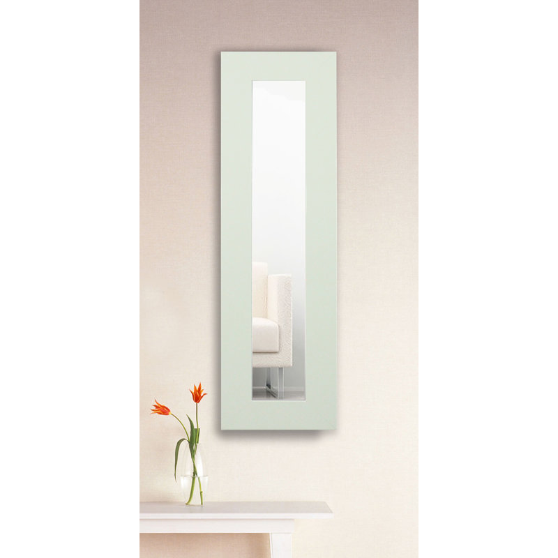 Miroir d'appoint Billie-Rae, H 25,5 po x l 9,5 po, Blanc